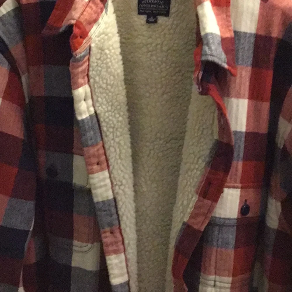 Mens J.CREW lined shirt jacket_4